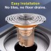 Ahgnhjh Magnetic Self-Closing Floor Drain - Advanced Odor-Proof Stainless Steel Drain with Quick Flow and Easy Maintenance