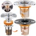 Ahgnhjh Magnetic Self-Closing Floor Drain - Advanced Odor-Proof Stainless Steel Drain with Quick Flow and Easy Maintenance