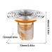 Ahgnhjh Magnetic Self-Closing Floor Drain - Advanced Odor-Proof Stainless Steel Drain with Quick Flow and Easy Maintenance